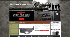 Desktop Screenshot of freedomsarmory.com